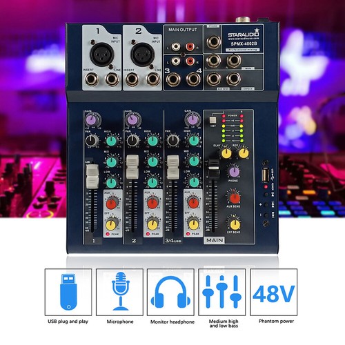 4ch audio live mixer usb - audio,